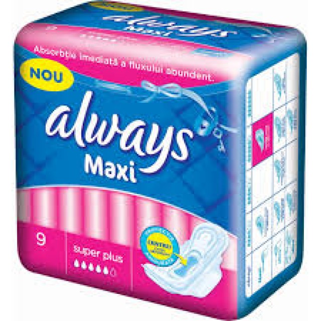 Absorbante Always Maxi Super Plus 9 bucati