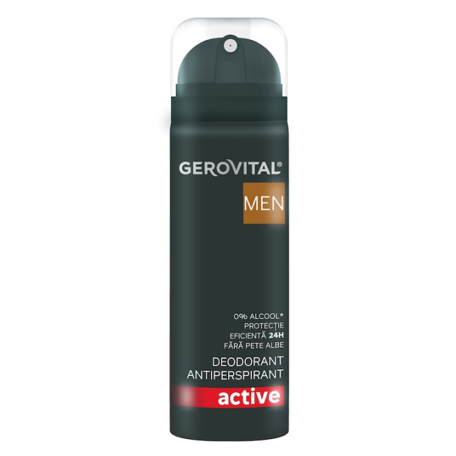 Deodorant Gerovital Men Active 150 ml
