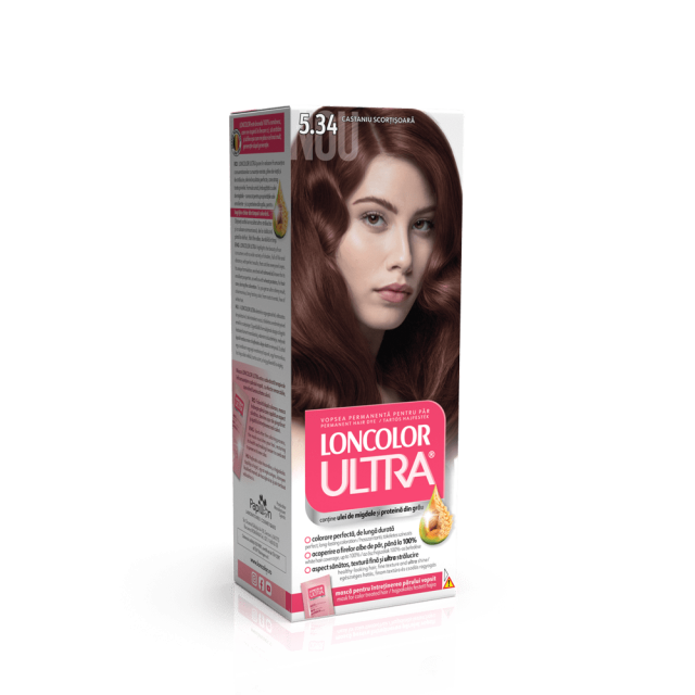 Vopsea Par Loncolor Ultra 5.34 Castaniu Scortisoara