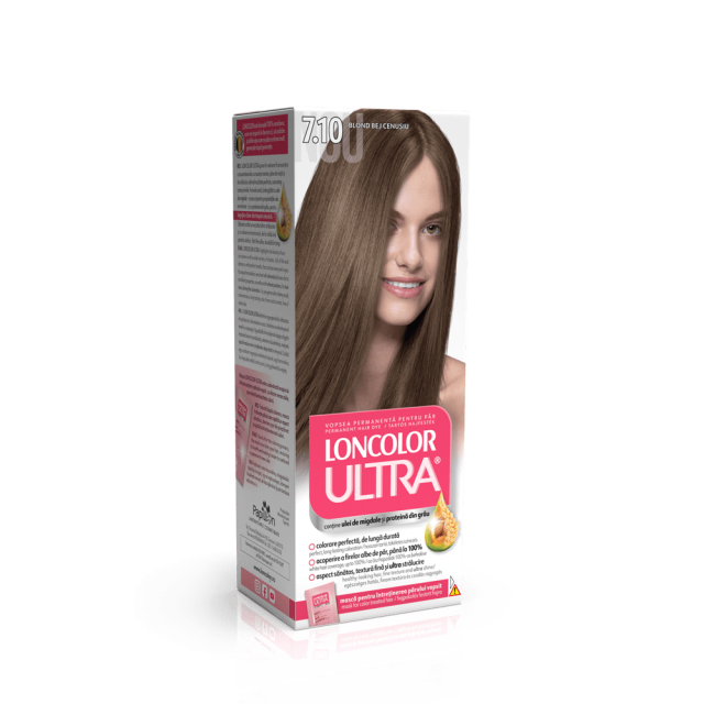 Vopsea Par Loncolor Ultra 7.10 Blond Bej Cenusiu