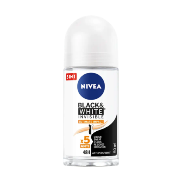 Deodorant roll-on Women Nivea Black&White Ultimate Impact 50 ml