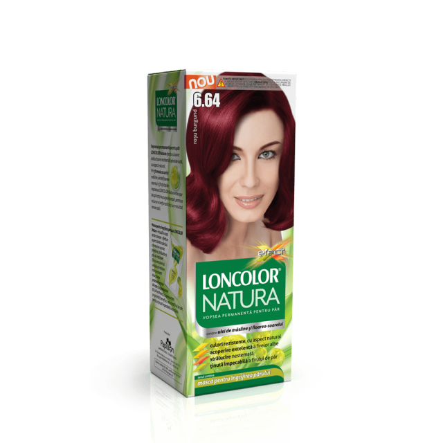 Vopsea Par Loncolor Natura 6.64 Rosu Burgund