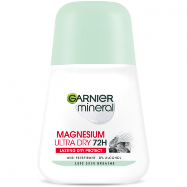 Deodorant roll-on Garnier Women Magnesium Ultra Dry 50 ml
