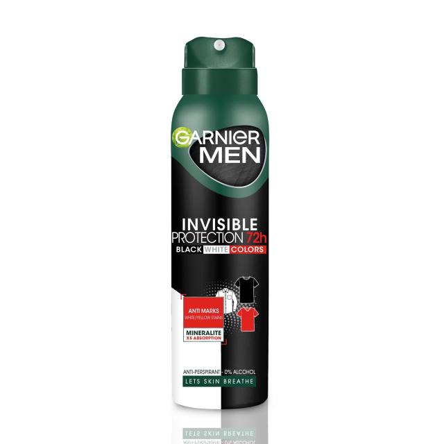Deodorant Garnier Men Invisible Protection BWC 150 ml
