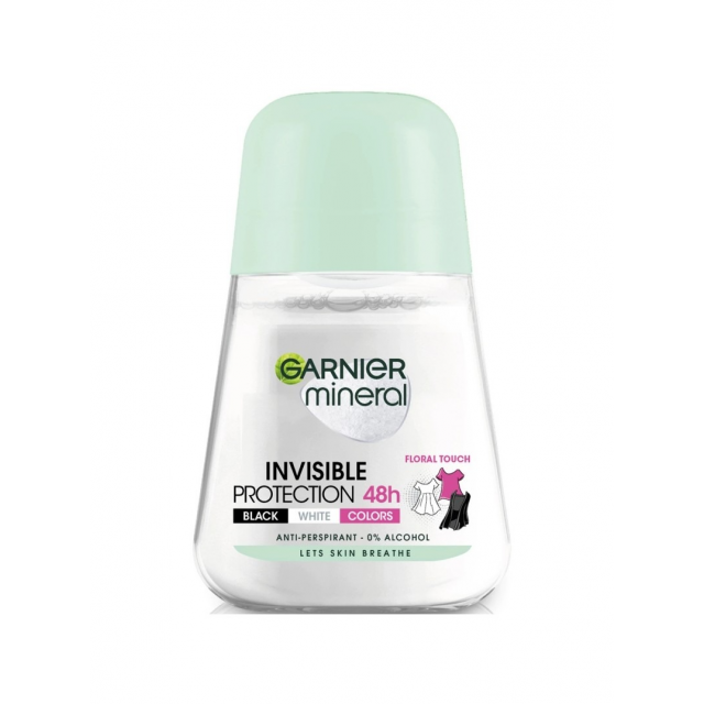 Deodorant roll-on Garnier Women Invisible Protection BWC Floral 50 ml