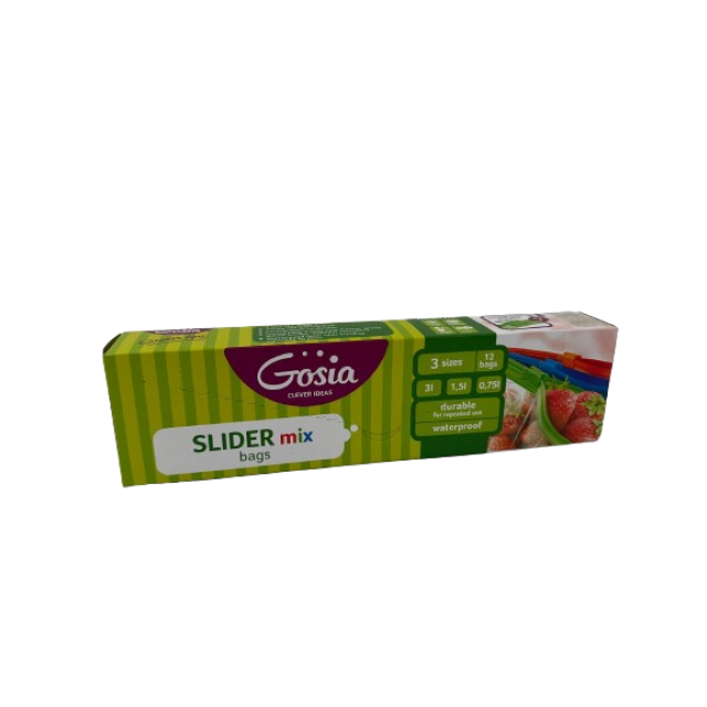 Pungi cu Fermoar Solider Mix Gosia 12 bucati