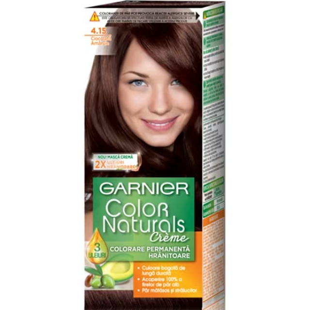 Vopsea Par Garnier Color Naturals 4.15 Ciocolata Amaruie, 110 ml