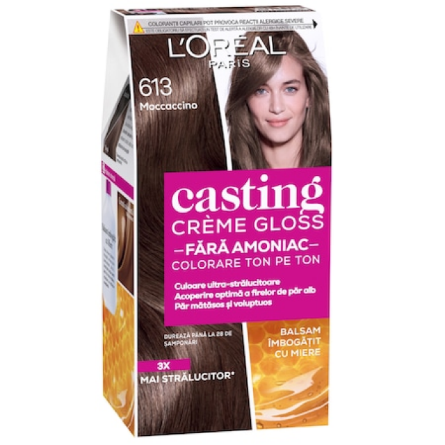 Vopsea Par L'Oréal Casting Creme Gloss 0 Amoniac 613 Mocaccino