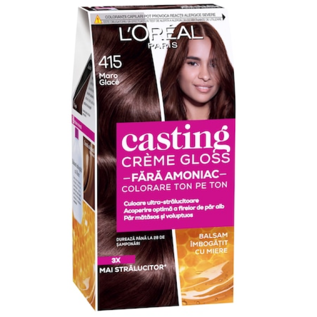 Vopsea Par L'Oréal Casting Creme Gloss 0 Amoniac 415 Maro Glace