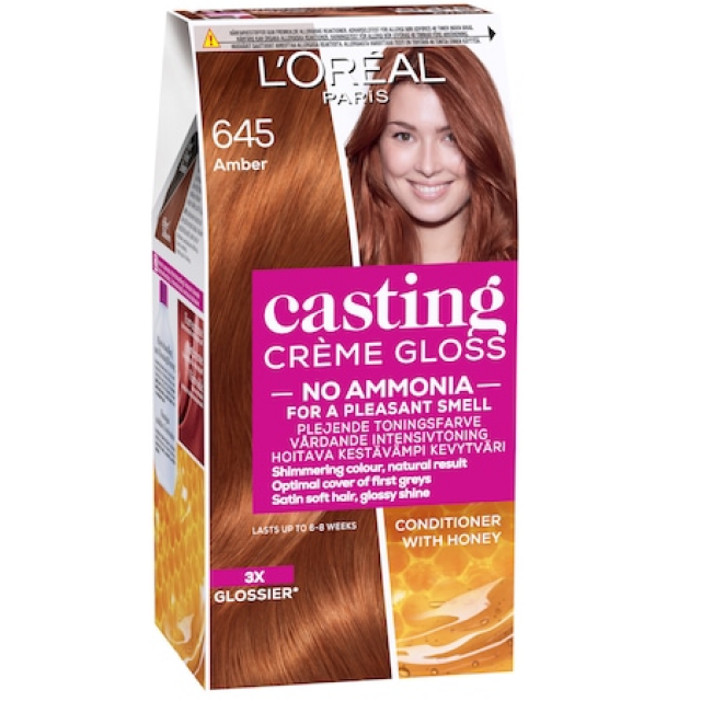Vopsea Par L'Oréal Casting Creme Gloss 0 Amoniac 645 Amber