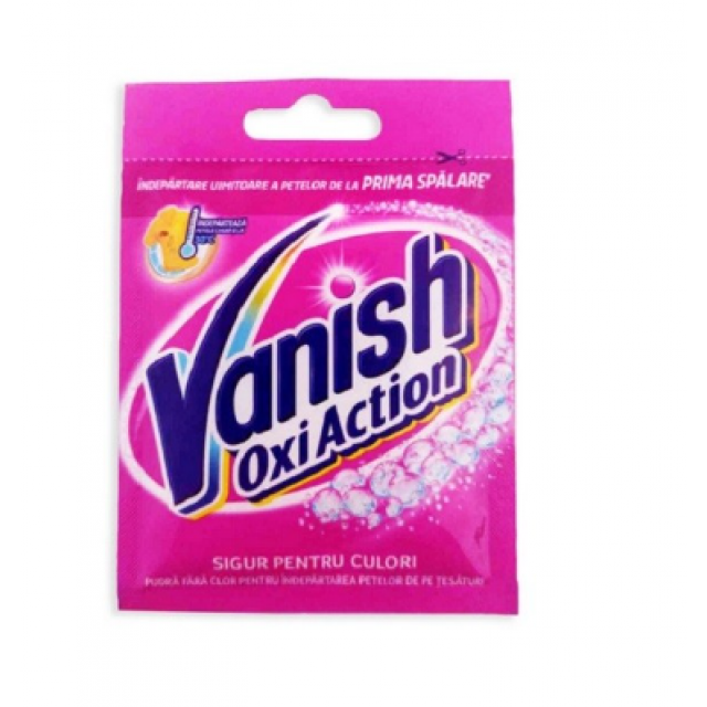 Pudra pentru Indepartarea Petelor Vanish Pink 30g