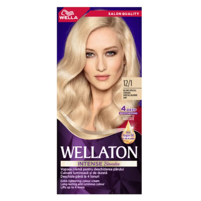 Vopsea Par Wellaton 12.1 Blond Special Cenusiu