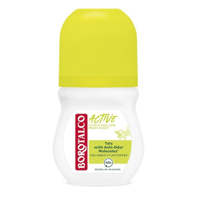 Deodorant roll-on Borotalco Active Yellow Citrus/Lime 50 ml