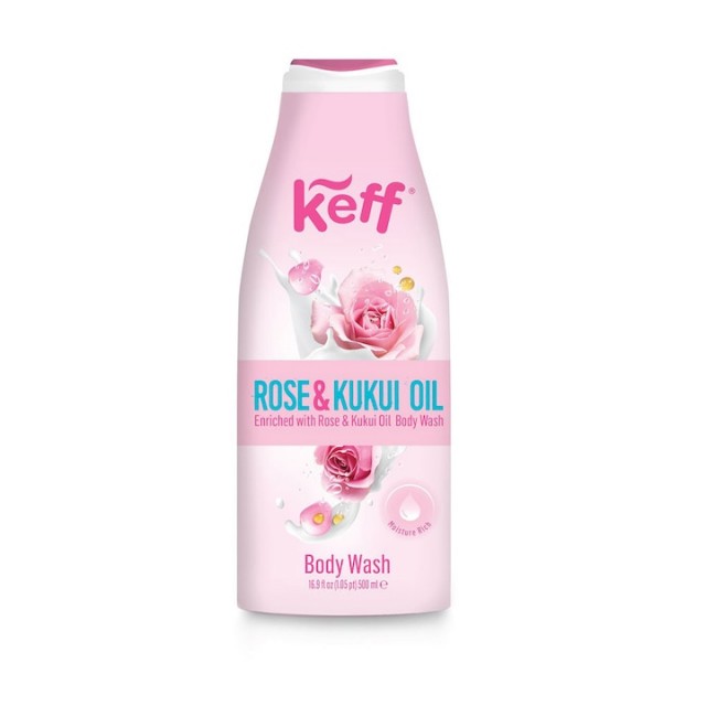 Gel Dus Keff Rose-Kukui Oil 500ml