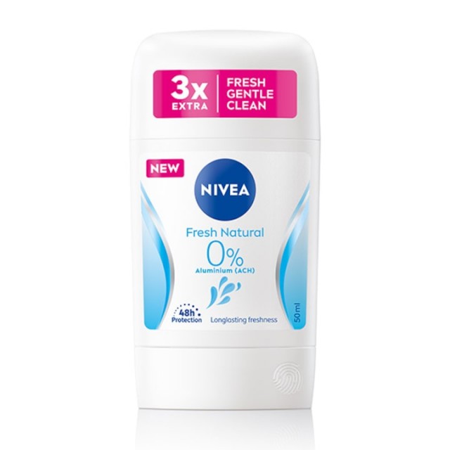 Deodorant Stick Nivea Antiperspirant Women Fresh Natural 50ml
