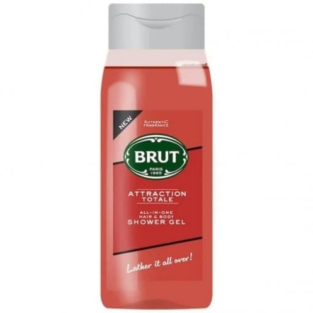 Gel Dus si Sampon Brut Attraction Totale 500ML