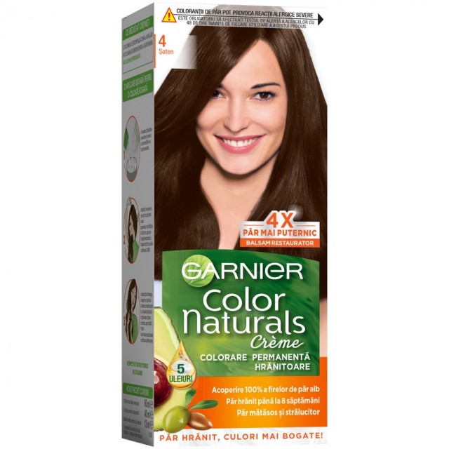 Vopsea Par Garnier Color Naturals 4 Saten 110 ml