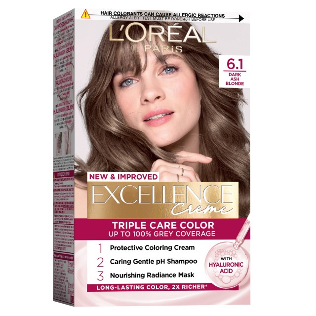 Vopsea Par L'oreal excellence 6.1 blond cenusiu inchis