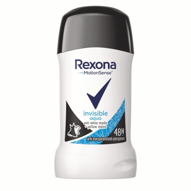 Deodorant stick Rexona Invisible Aqua 40 ml