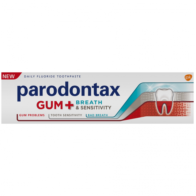 Pasta de dinti Parodontax Gum + Breath & Sensitivity, 75 ml