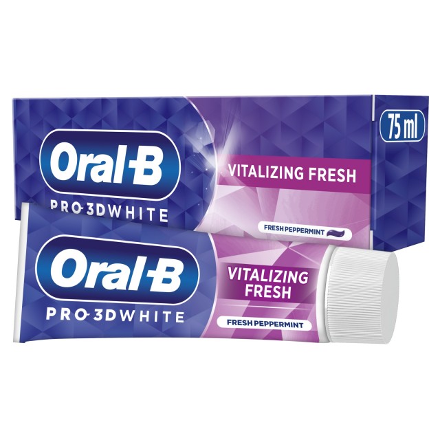 Pasta de dinti Oral-B Pro 3D White Vitalizing Fresh, 75 ml