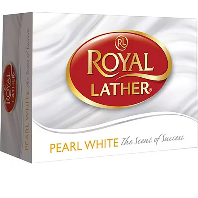 Sapun solid Royal Pearl White, 4 x 125 g