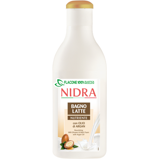 Spuma de Baie Nidra Latte cu Argan, 750 ml