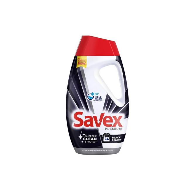 Detergent lichid Savex Premium Black & Dark,1.08 l  24 spalari
