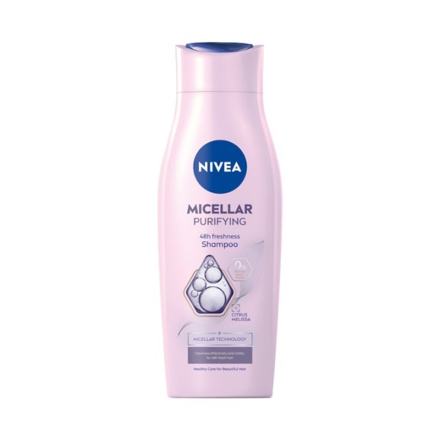 Sampon micelar pentru par Nivea Purifying, 400 ml