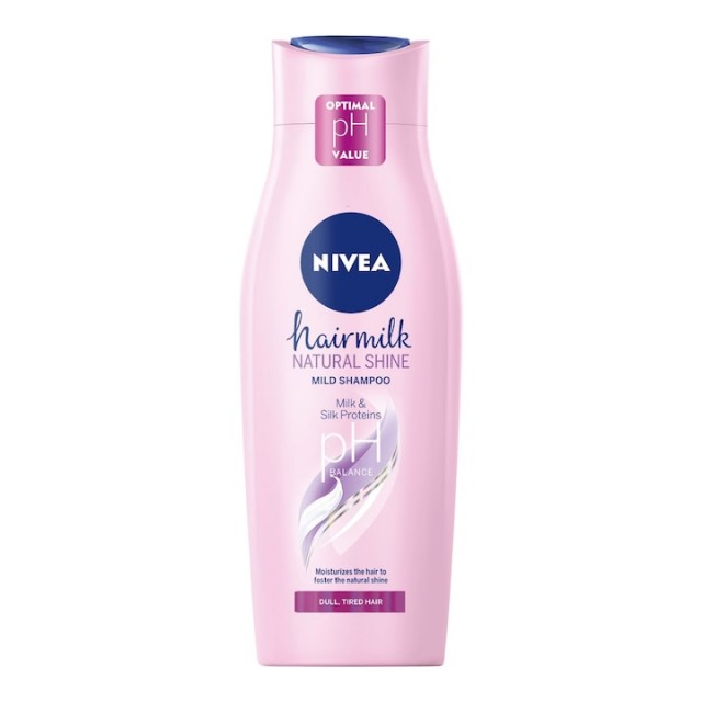 Sampon pentru par Nivea Hairmilk Shine Almond Oil, 400 ml