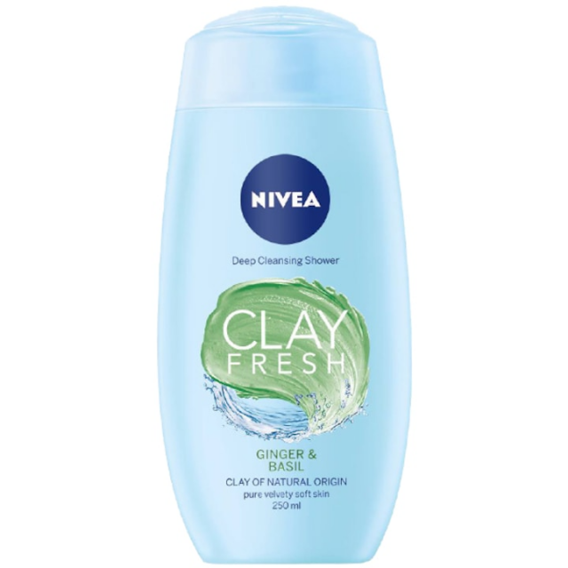 Gel Dus Nivea Clay Ginger&Basil 500ml