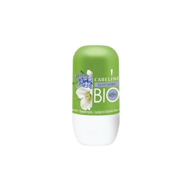 Deodorant Bio Roll On CarelineSecret Garden, 75 ml