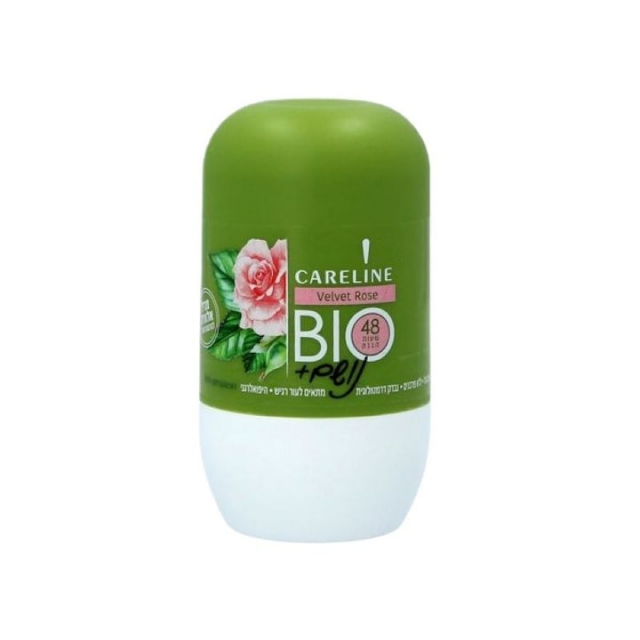 Deodorant Bio Roll-On Careline Velvet Rose 75 ml