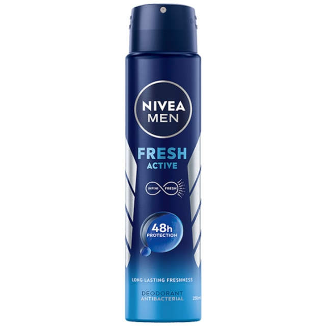 Deodorant spray barbati, Nivea Fresh Active  250 ml