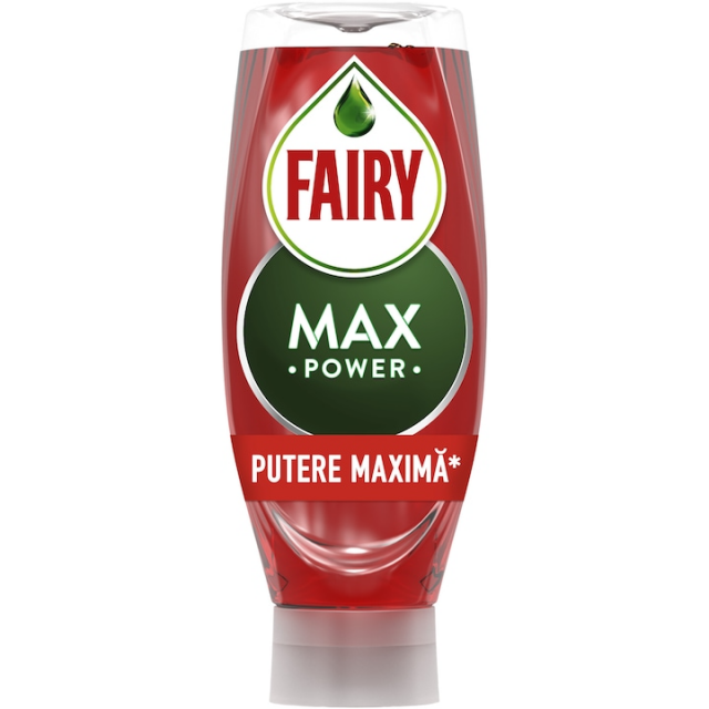 Detergent de vase Fairy MaxPower Pomegranate, 545 ml