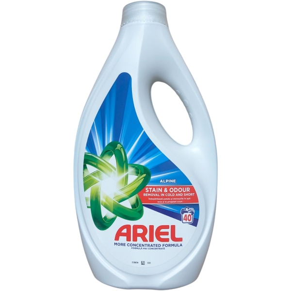 Detergent Lichid Ariel Alpine 1800 ml 40 spalari - Magazinulieftin.ro