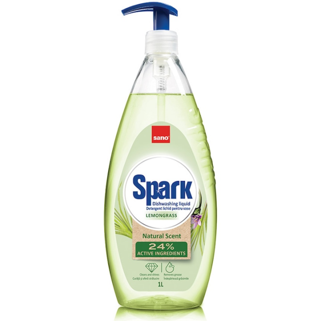 Detergent de vase Sano Spark Lemongrass 1L