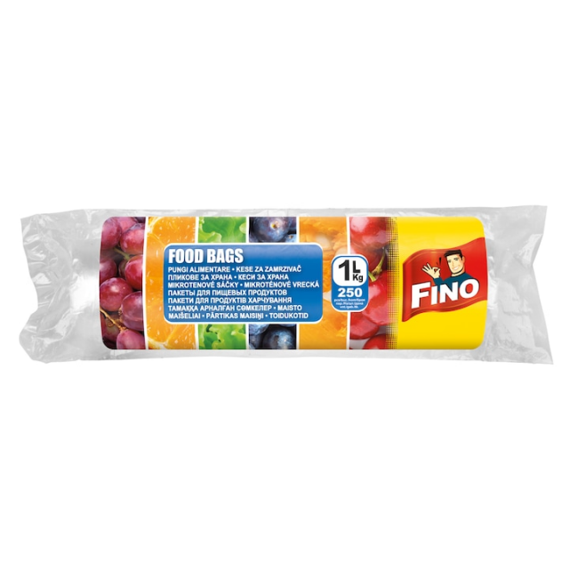 Pungi alimentare Fino 1l, rola, 250 buc