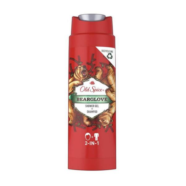 Gel de Dus si Sampon pentru Barbati - Old Spice Bearglove 250 ml