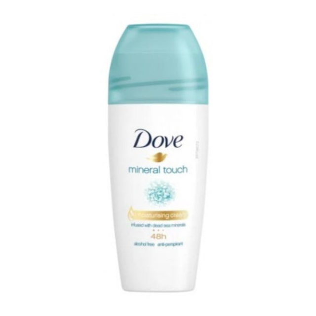 Deodorant roll on, Dove infuzat cu minerale, persistenta 48h, 50ml