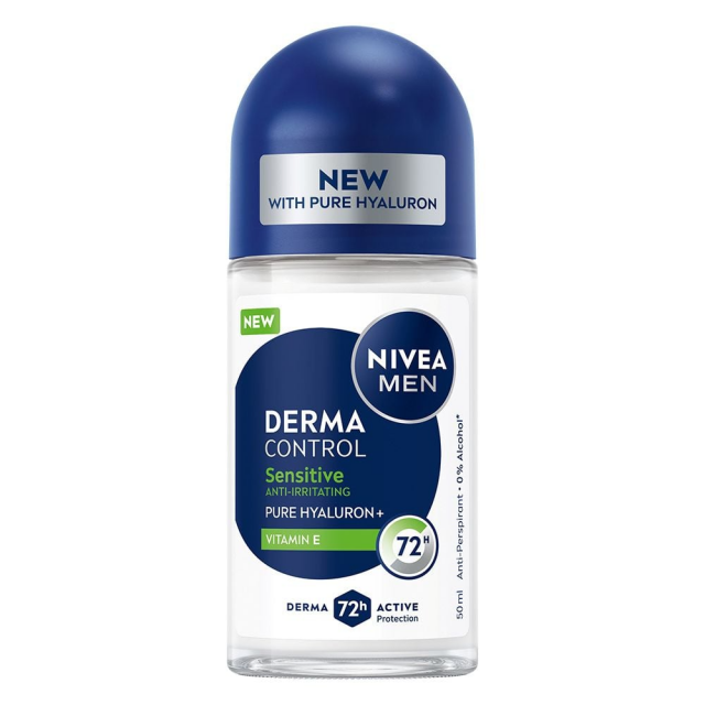 Deodorant Stick Roll-on Nivea Men Derma Control Sensitive 50 ml