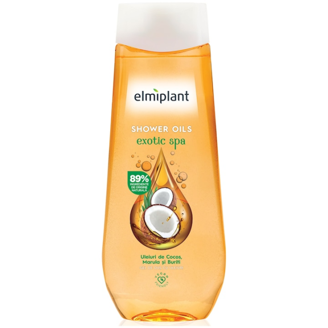 Gel de dus Elmiplant cu ulei de cocos, 400 ml