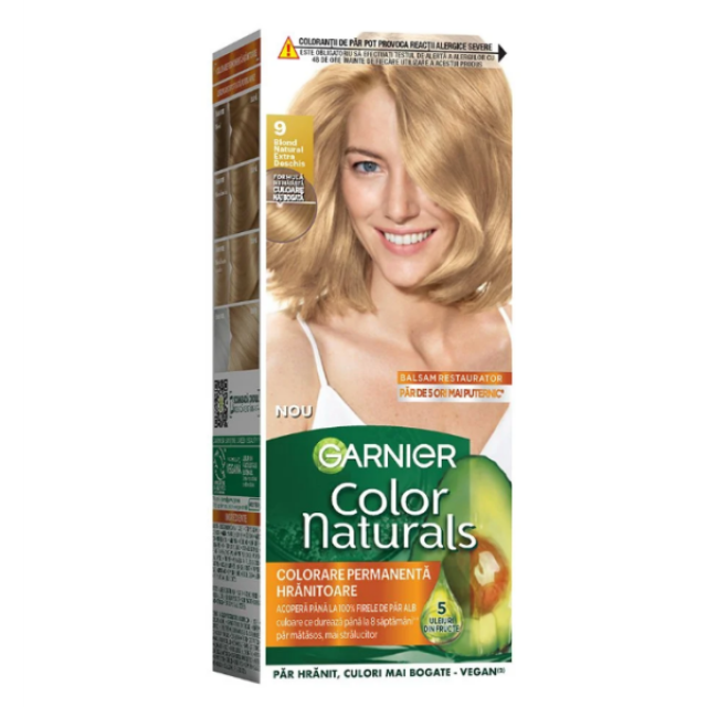 Vopsea Par Garnier Color Naturals  9 Blond Natural Extra Deschis