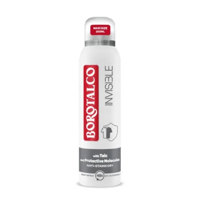 Deodorant Spray Borotalco Invisible 200 ml