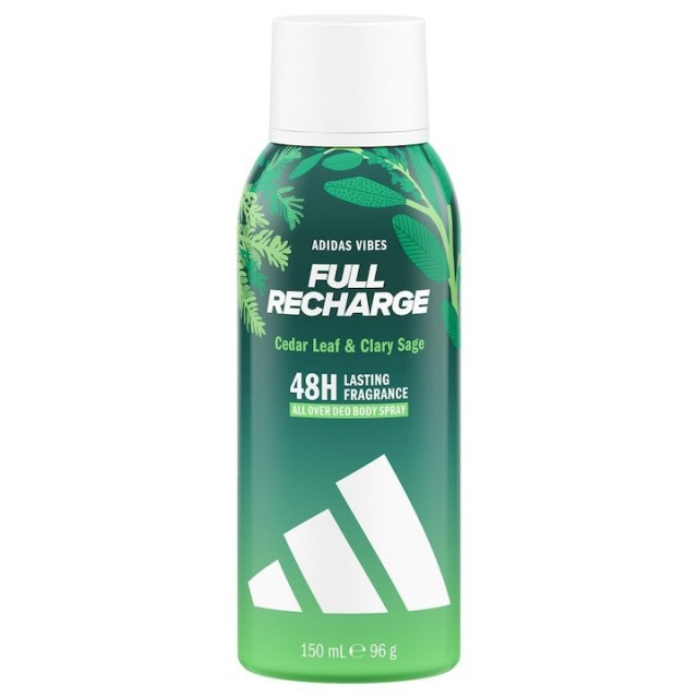 Deodorant Spray De Corp Adidas Vibes Full Recharge 150 ml