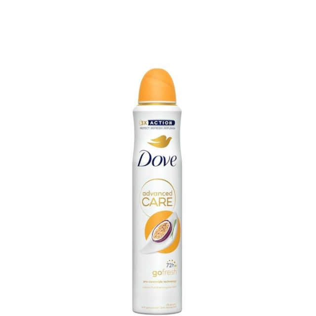 Deodorant spray Dove, fructul pasiunii 72h 250 ml